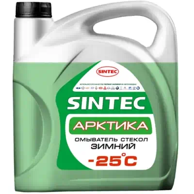 Жидкость стеклоомывающая зима готовая Sintec Арктика до -25С 4 л