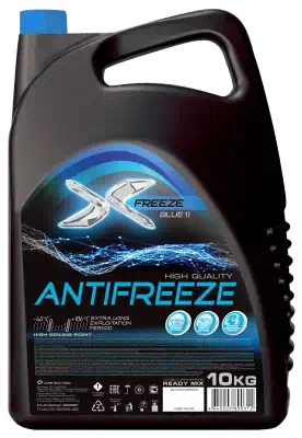 Антифриз X Freeze Drive синий черная канистра 10 кг