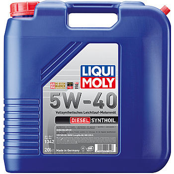 Масло моторное Liqui Moly Diesel Synthoil 5/40 API CF ACEA A3/B4