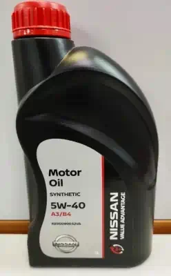 Масло моторное Nissan 5W-40 Motor Oil VA моторное синтетическое 1л