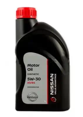 Масло моторное Nissan 5W-30 Motor Oil VA моторное синтетическое 1л