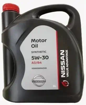 Масло моторное Nissan 5W-30 Motor Oil VA моторное синтетическое 5л