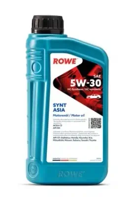 Масло моторное ROWE HIGHTEC SYNT ASIA 5W-30 ACEA C3, API SN/CF синтетическое 1л