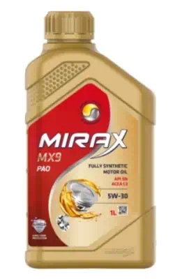 Масло моторное Масло Mirax MX9 5W30 ACEA C3 API SN синтетическое 1л