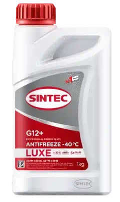 Антифриз Sintec Luxe красный G12+ (-40) 1 кг