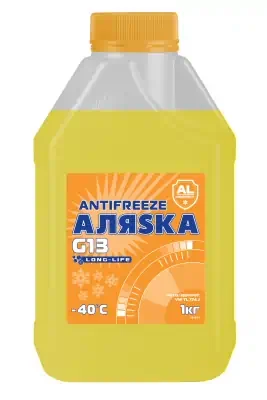 Антифриз Аляска LONG LIFE желтый G13 1 кг