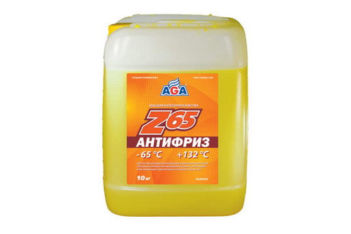 Антифриз AGA G12++ -65 желтый