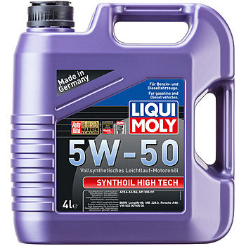 Масло моторное Liqui Moly Synthoil High Tech 5/50 API SM/CF