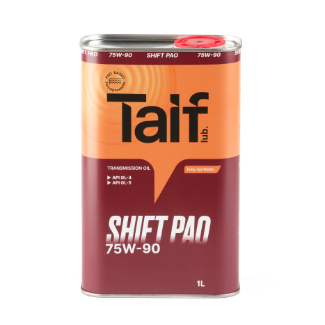 Масло трансмиссионное Taif SHIFT PAO 75/90 API GL-4/GL-5