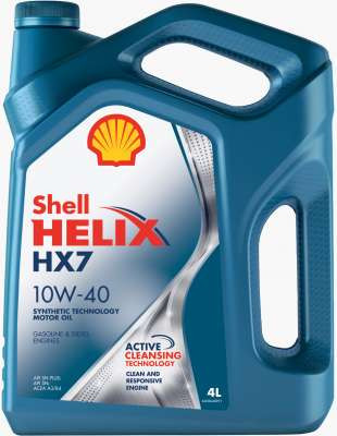 Масло моторное Shell Helix HX7 10/40 API SN PLUS ACEA A3/B4