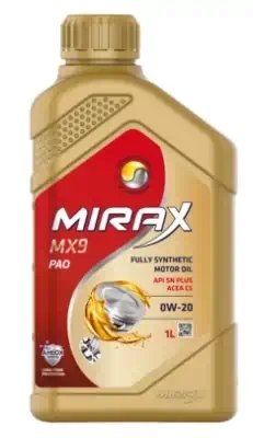 Масло Mirax MX9 0/20 ACEA C5 API SN+ VW 508 00/ 509 00 синтетическое 1л