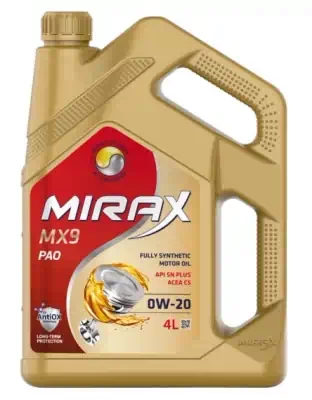 Масло Mirax MX9 0/20 ACEA C5 API SN+ VW 508 00/ 509 00 синтетическое 4л