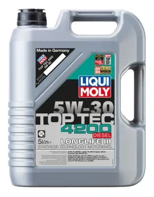 Масло моторное LIQUI MOLY Top Tec 4200 (HC-синт) 5л