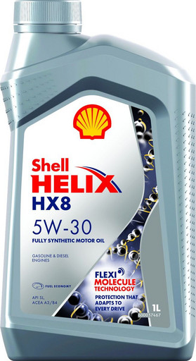 Масло моторное Shell Helix HX8 Synthetic 5/30 API SL/CF