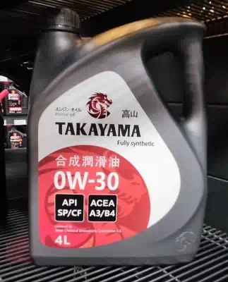 Масло моторное Takayama 0W-30 API SP/СF, ACEA A3/B4 синтетическое пластик 4л