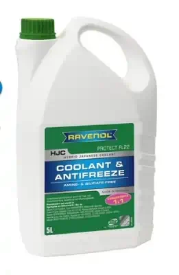 Антифриз Ravenol зеленый концентрат HJC Concentrate (-37°) 5 кг