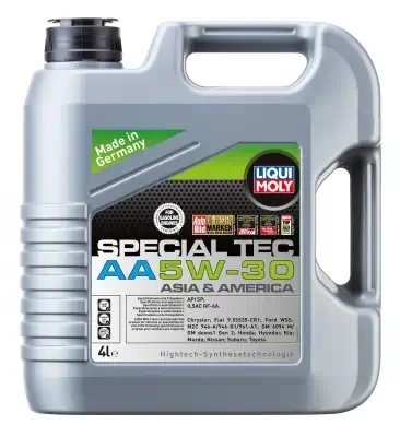 Масло моторное LiquiMoly 5W-30 Special Tec AA синтетическое SP Ilsac GF-6A 4л