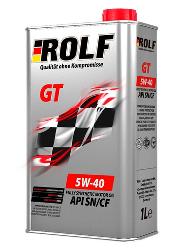 Масло моторное Rolf GT 5/30 API SL/CF ACEA A3/B4