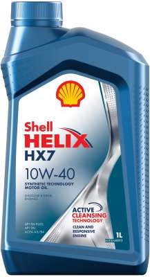 Масло моторное Shell Helix HX7 10/40 API SN PLUS ACEA A3/B4