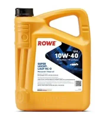 Масло моторное ROWE HIGHTEC SUPER LEICHTLAUF HC-O 10W-40 синтетическое 5л