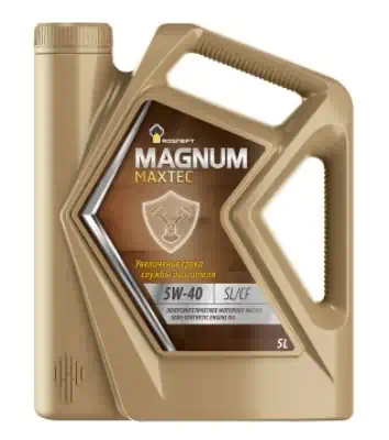 Масло моторное РосНефть 5W-40 Magnum Maxtec SL/CF п/синтетическое 5л