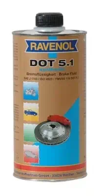 Жидкость тормозная RAVENOL  1 л DOT5.1