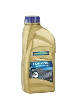 Масло Ravenol Fork Oil Ultra Light 2,5W вилочное синтетическое 1л