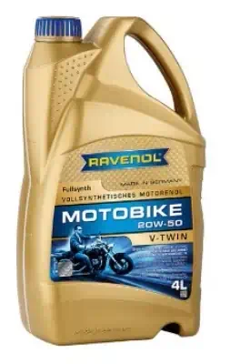 Масло моторное Ravenol 20W-50 Motobike V-Twin Fullsynth синтетическое 4л