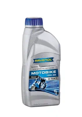 Масло моторное Ravenol 10W-30 Motobike 4-T Ester синтетическое 1л