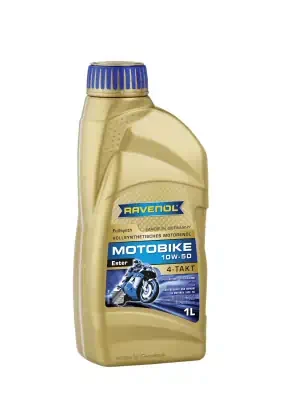 Масло моторное Ravenol 10W-50 Motobike 4-T Ester SN синтетическое 1л