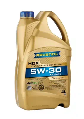 Масло Ravenol 5W-30 HDX SN Plus/SP GF-6A синтетическое 4л