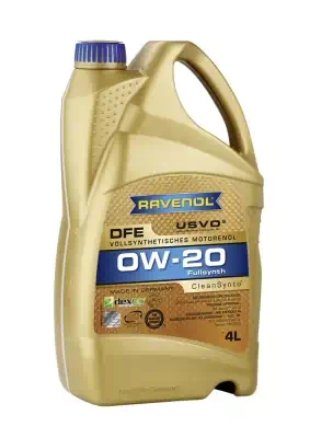 Масло Ravenol 0W-20 DFE SN Plus/SP/GF-6A синтетическое 4л