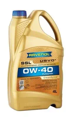 Масло моторное Ravenol 0W-40 SSL A3/B4 SN/CF синтетическое 4л