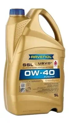 Масло моторное Ravenol 0W-40 SSL A3/B4 SN/CF синтетическое 5л