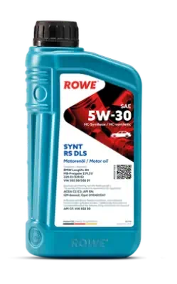 Масло моторное ROWE HIGHTEC SYNT RS DLS 5W-30 BMW Longlife-04, MB-Freigabe 229.31/229.51/229.52, VW 505 00/505 01, C2,C3,SN/CF, dexos2 синтетическое 1л