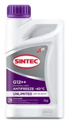 Антифриз Sintec Unlimited фиолетовый G12++ 1 кг