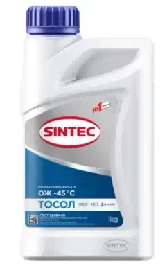 Тосол Sintec ОЖ-45 синий 1 кг