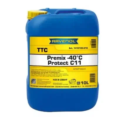 Антифриз Ravenol желто-зеленый TTC Protect C11 Premix 10 л