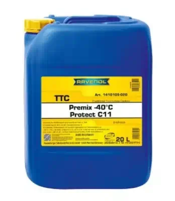 Антифриз Ravenol желто-зеленый TTC Protect C11 Premix (-40°) 20 кг