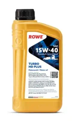 Масло моторное ROWE HIGHTEC TURBO HD PLUS 15W-40 1л