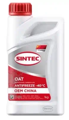 Антифриз Sintec OEM China OAT красный -40 1кг