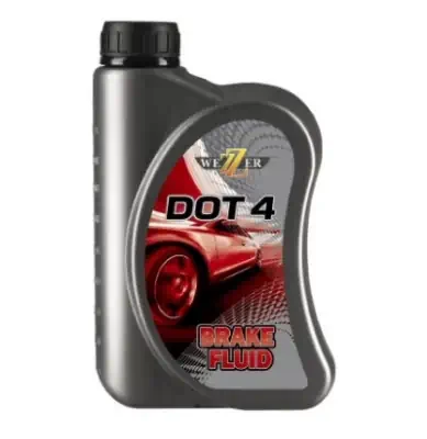 Жидкость тормозная WEZZER Dot-4 910 г