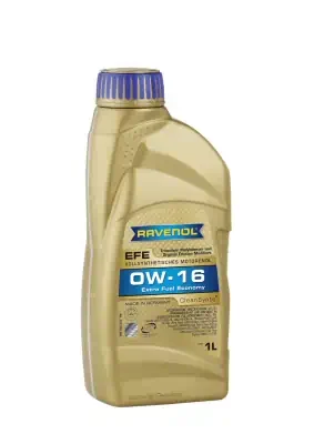 Масло моторное Ravenol 0W-16 EFE GF-6B SN Plus/SP синтетическое 1л