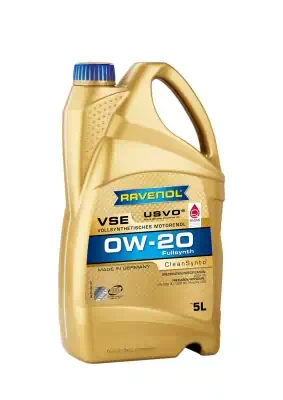 Масло моторное Ravenol 0W-20 VSE C5 синтетическое 5л