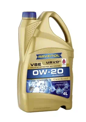 Масло Ravenol 0W-20 VSE C5 синтетическое 4л