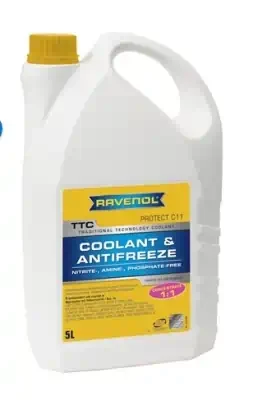 Антифриз Ravenol желто-зеленый TTC Protect C11 Concentrate 5 кг 4014835755253