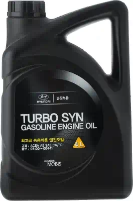 Масло моторное Hyundai 5W-30 Turbo SYN Gasoline Engine Oil моторное синтетическое 4л