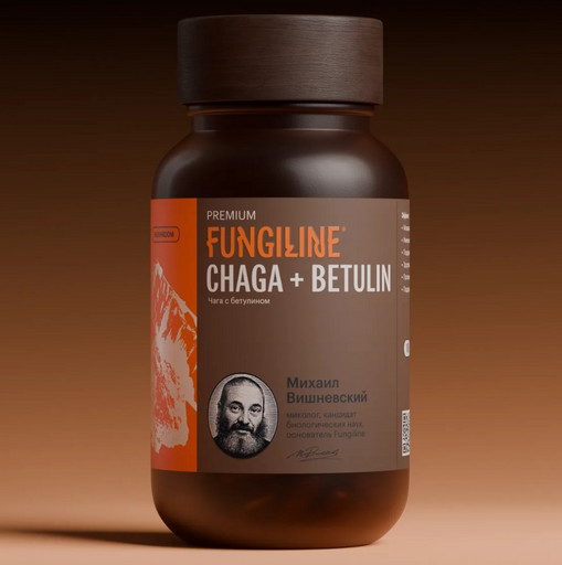 CHAGA + BETULIN • 100 капсул • Премиальная линейка