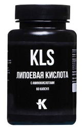 KLS Липоевая кислота с аминокислотами, 60 капсул