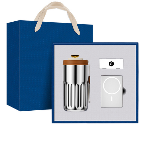 N082 - Корпоративный подарочный набор "Офисный заряд" с нанесением логотипа вашей фирмы